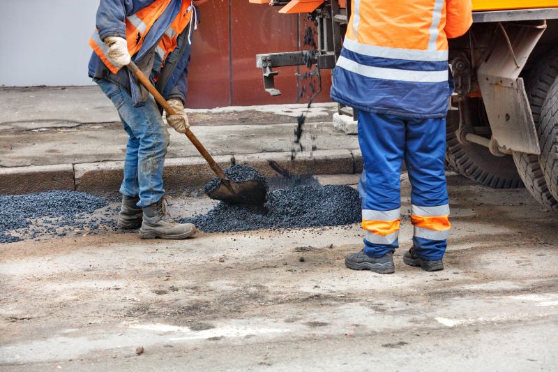 Local Asphalt Paving Maintenance pros at work